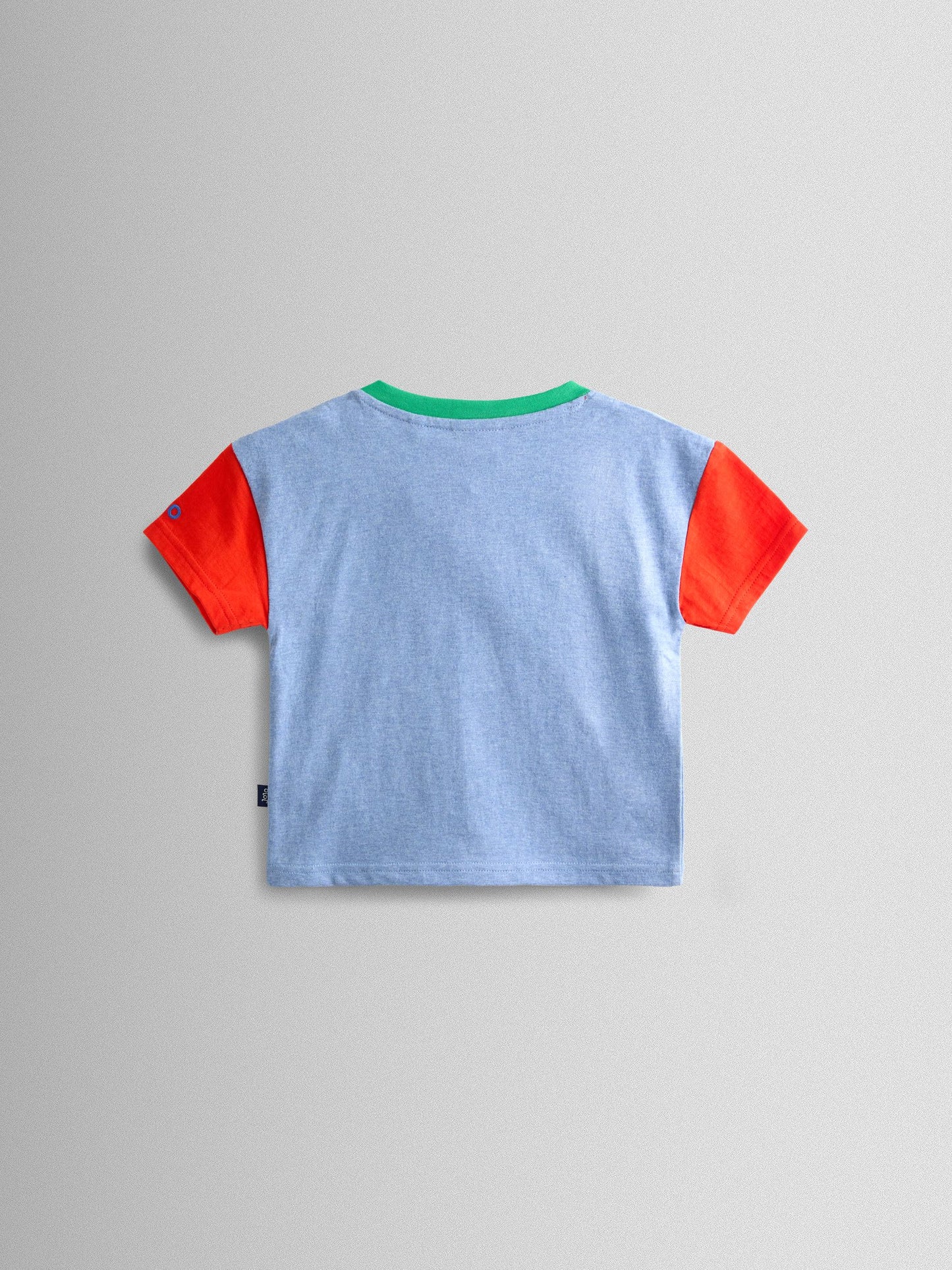 JoJo Maman Bébé Blue Play All Day Slogan Appliqué T-Shirt image 2