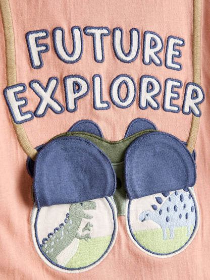 Dsiney Kidz - JoJo Maman Bébé Coral Explorer Interactive Appliqué T-Shirt image 3