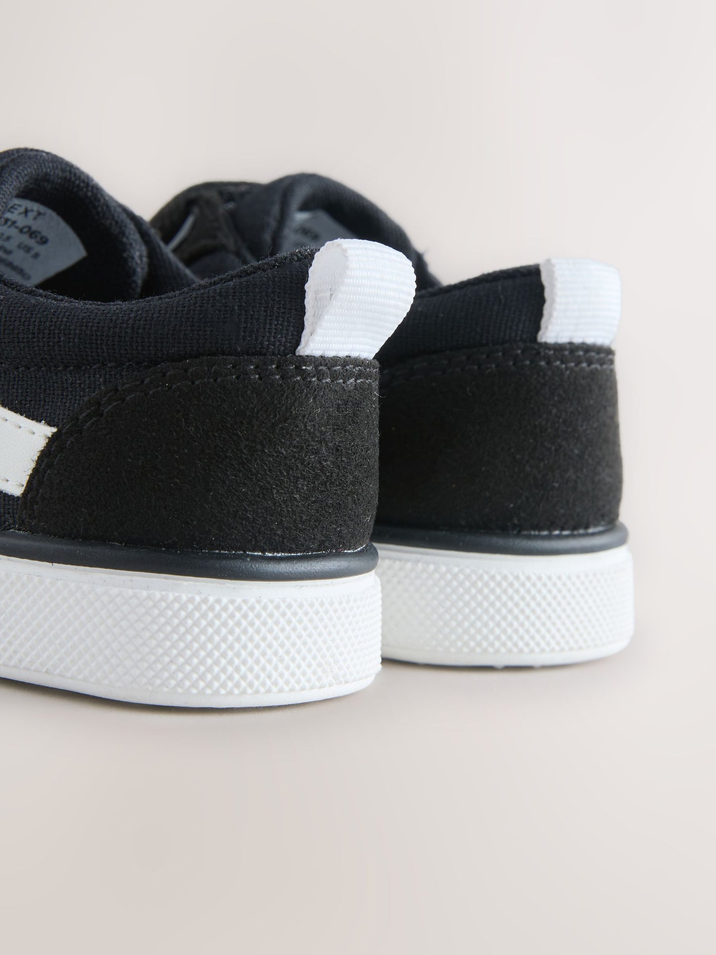 Black First Walker Touch Fastening Trainers image 3