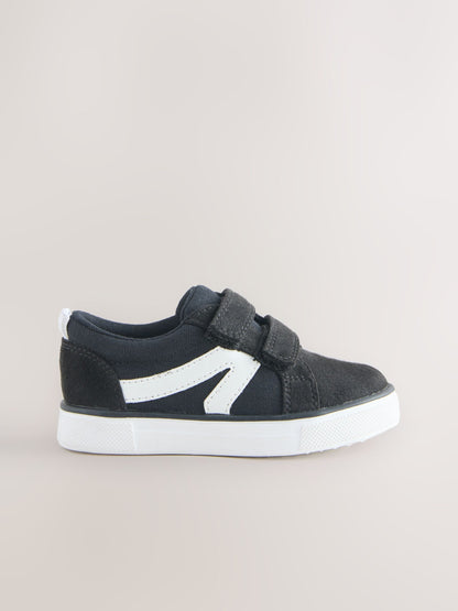 Black First Walker Touch Fastening Trainers image 4