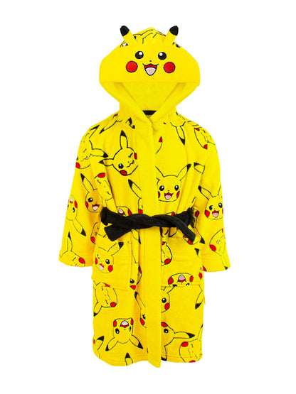 Dsiney Kidz - Vanilla Underground Yellow Pokemon Pikachu Bath Robe image 1