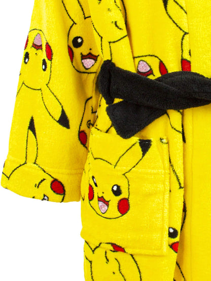 Dsiney Kidz - Vanilla Underground Yellow Pokemon Pikachu Bath Robe image 3