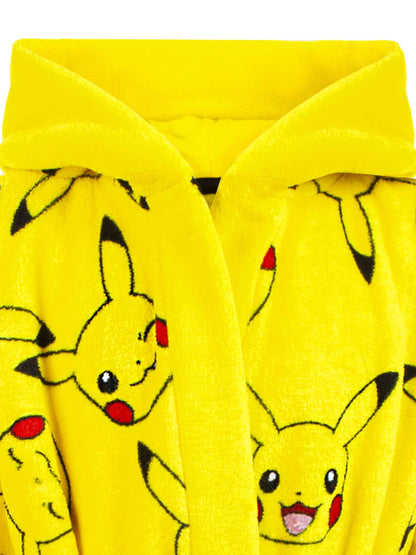 Dsiney Kidz - Vanilla Underground Yellow Pokemon Pikachu Bath Robe image 4
