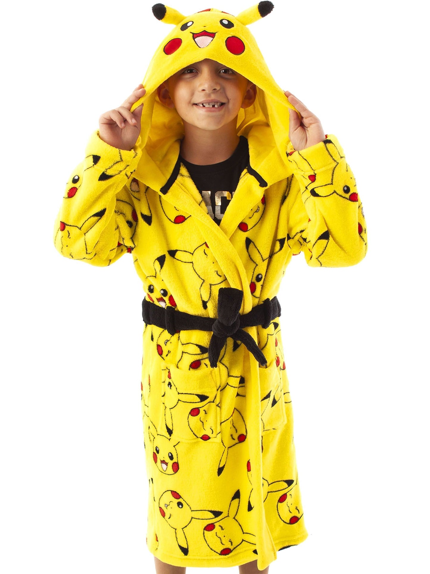Dsiney Kidz - Vanilla Underground Yellow Pokemon Pikachu Bath Robe image 5