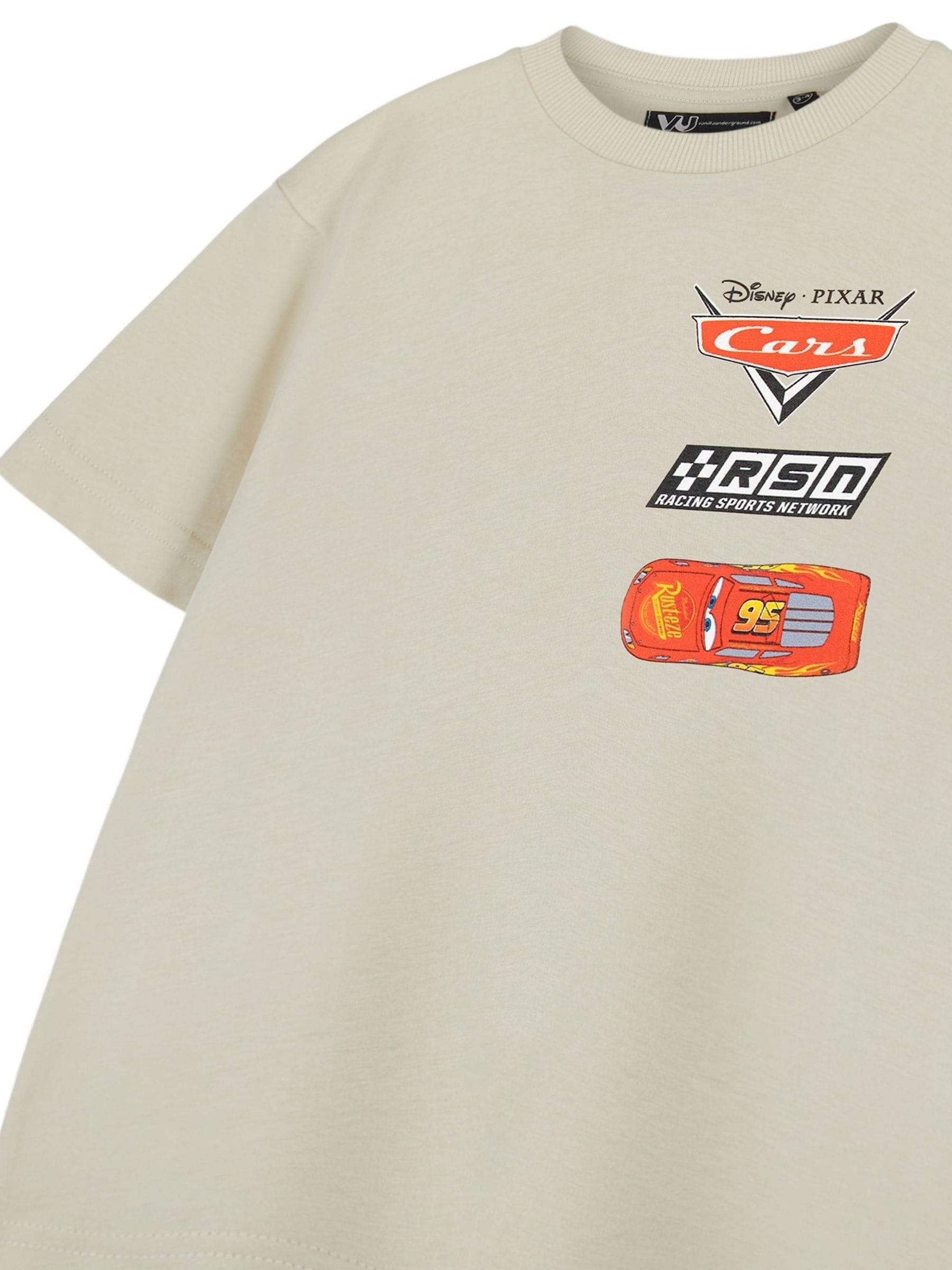 Dsiney Kidz - Vanilla Underground Brown Disney Pixar Cars Short Sleeved T-Shirt image 3