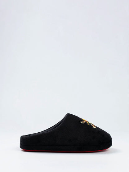 Vanilla Underground Black One Piece Mule Slippers image 2