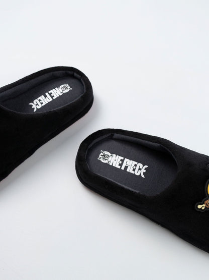 Vanilla Underground Black One Piece Mule Slippers image 5