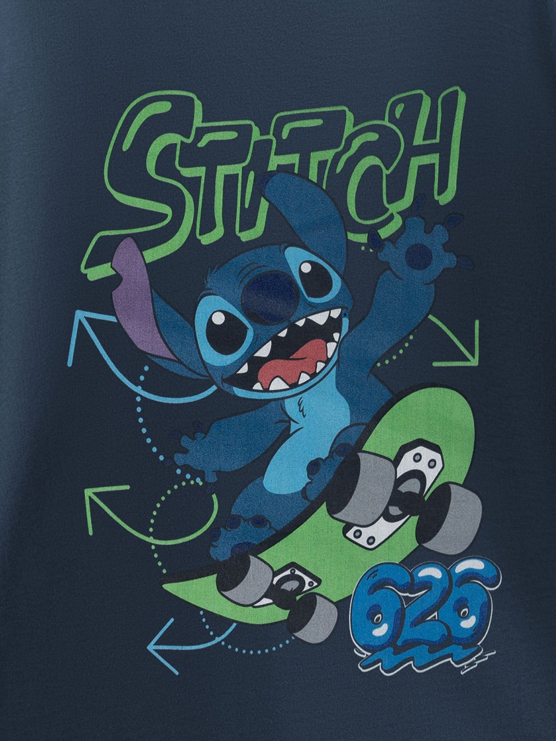 Dsiney Kidz - Vanilla Underground Blue Disney Stitch Skateboard T-Shirt image 6