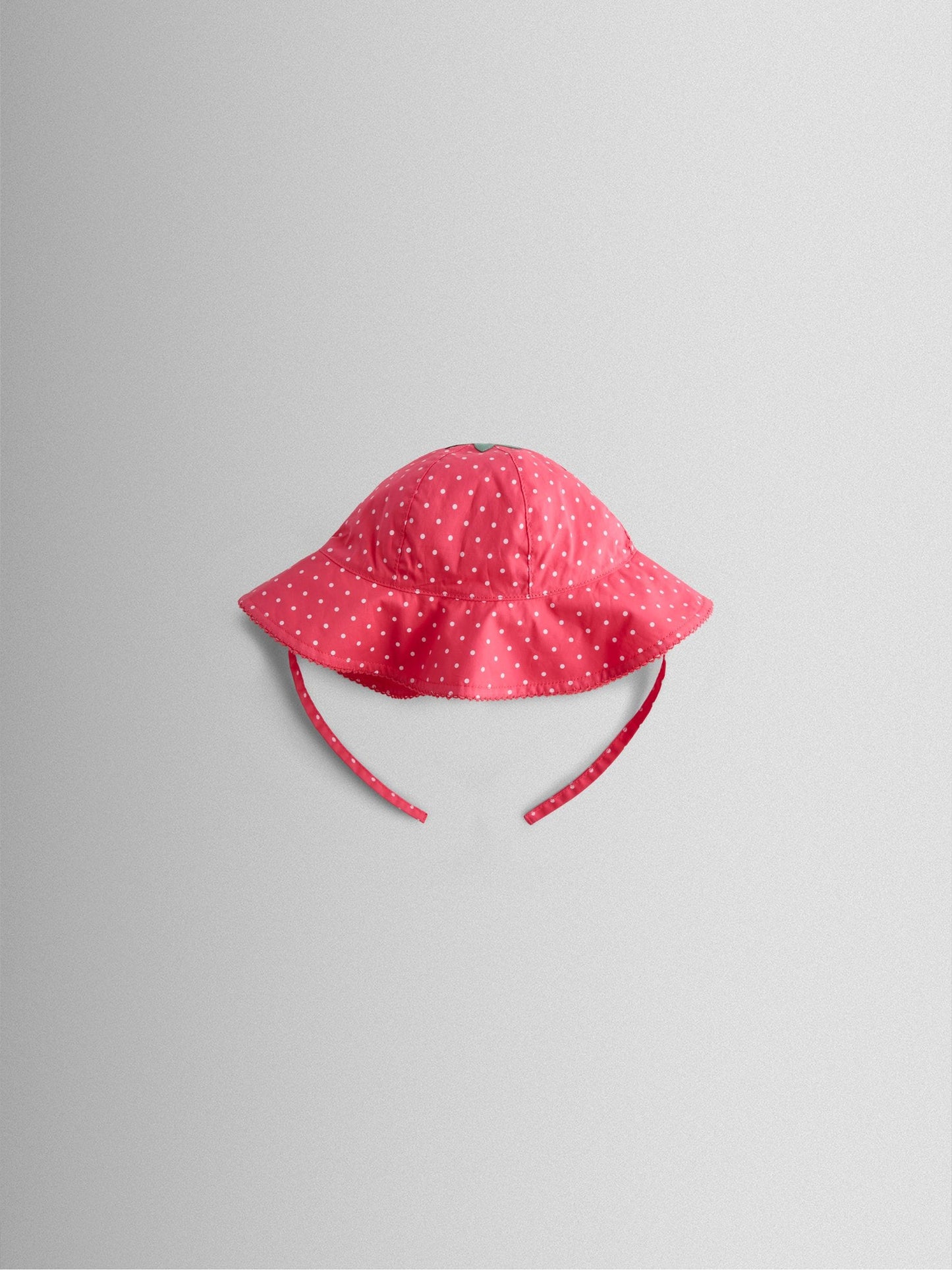 JoJo Maman Bébé Pink Strawberry Sun Hat image 2
