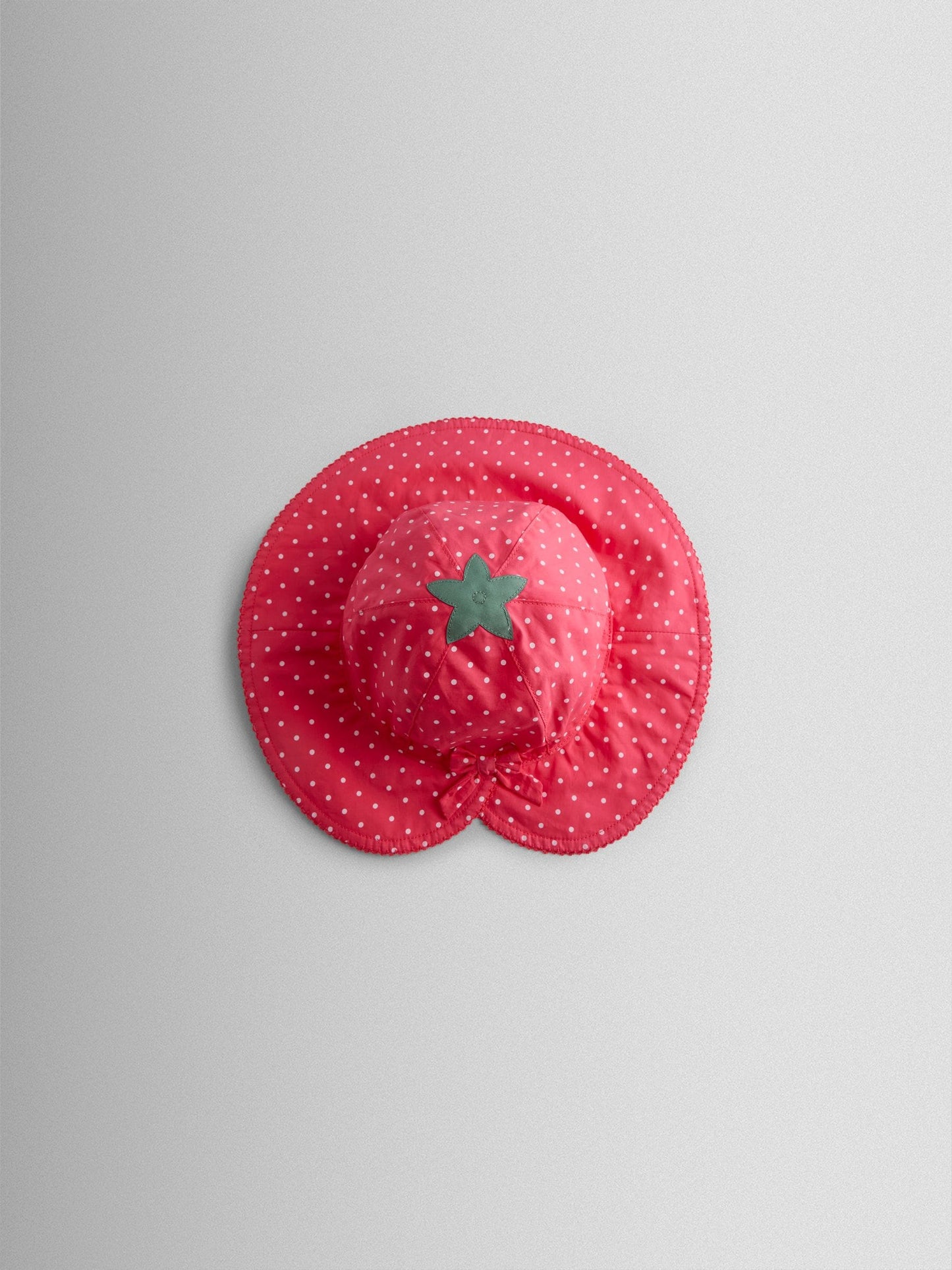 JoJo Maman Bébé Pink Strawberry Sun Hat image 3