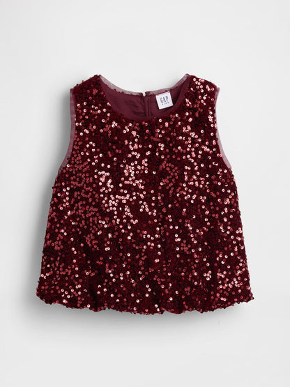 Dsiney Kidz - Gap Red Sequin Bubble Top (4-13yrs) image 4