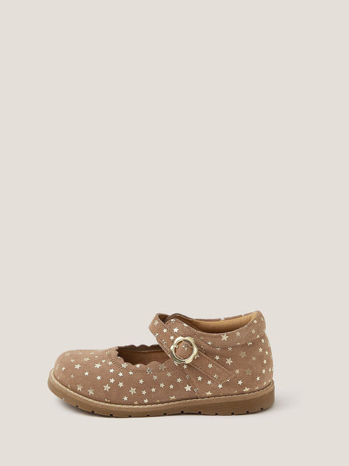 Monsoon Gold Toddler Leather Mary Jane Shoes image 1