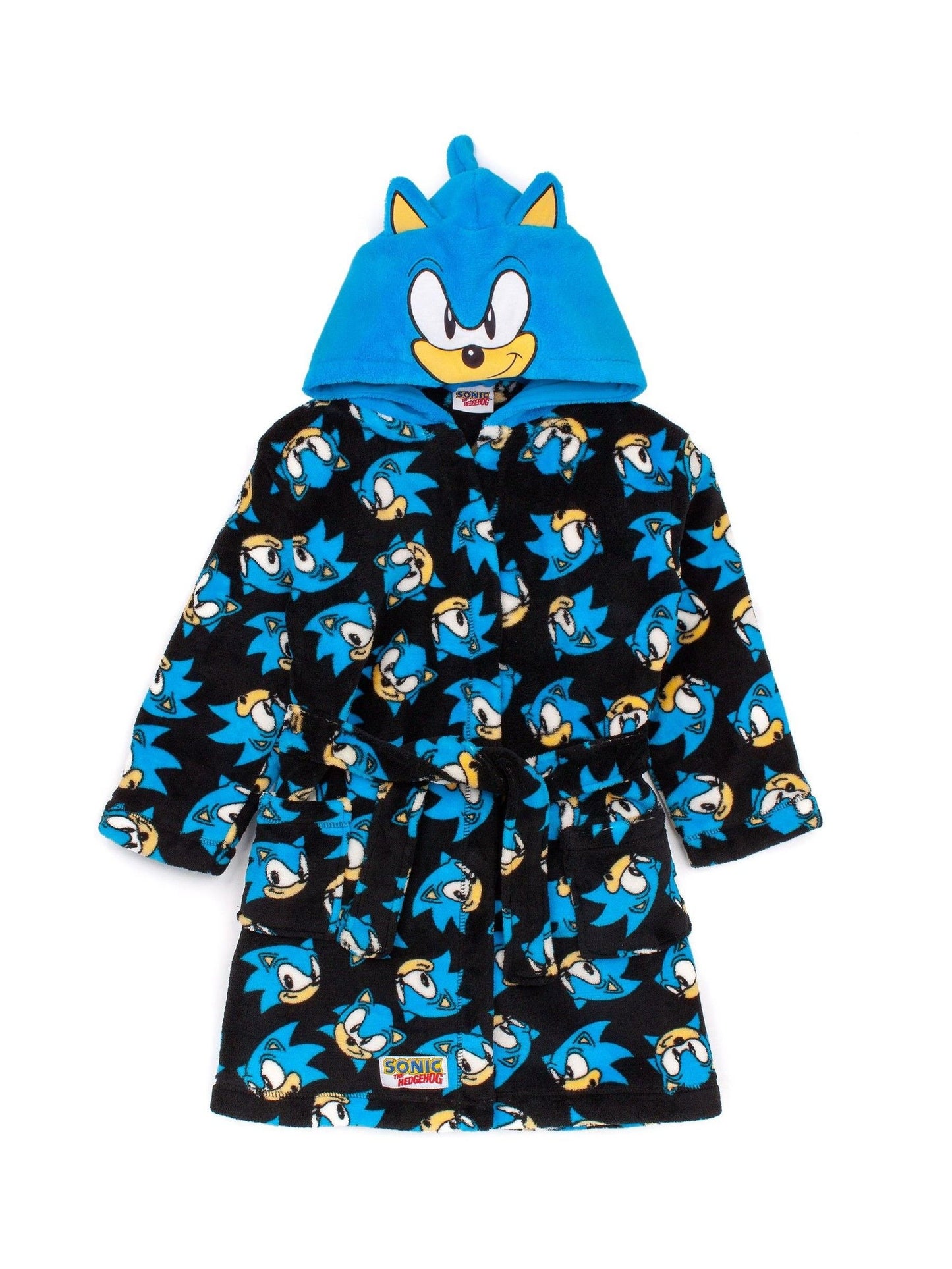 Dsiney Kidz - Vanilla Underground Blue Sonic the Hedgehog Bathrobe image 1