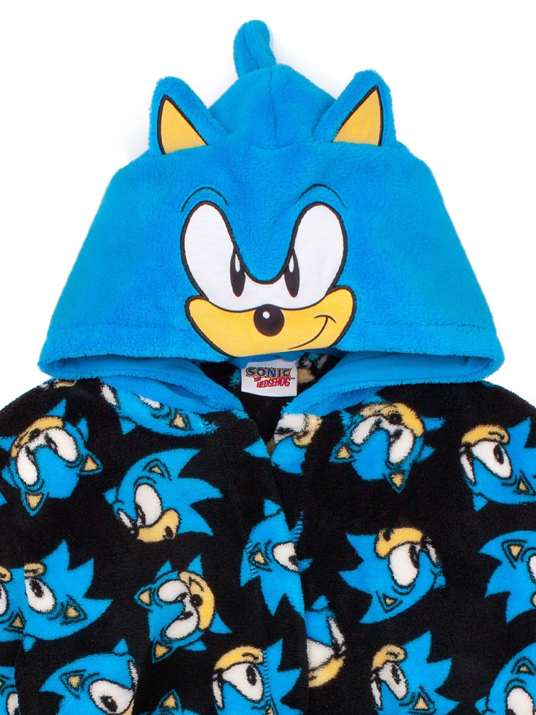 Dsiney Kidz - Vanilla Underground Blue Sonic the Hedgehog Bathrobe image 2