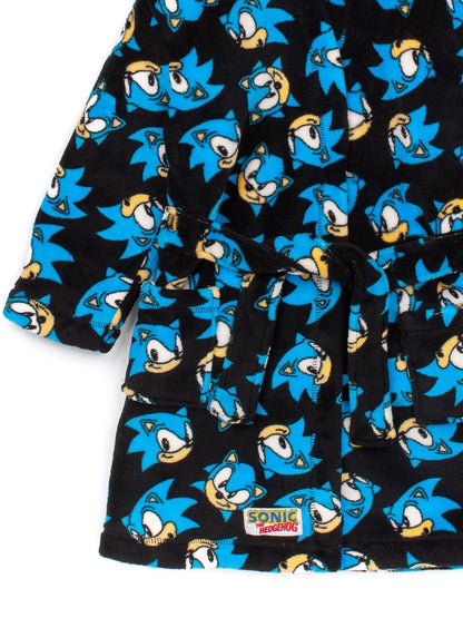 Dsiney Kidz - Vanilla Underground Blue Sonic the Hedgehog Bathrobe image 3