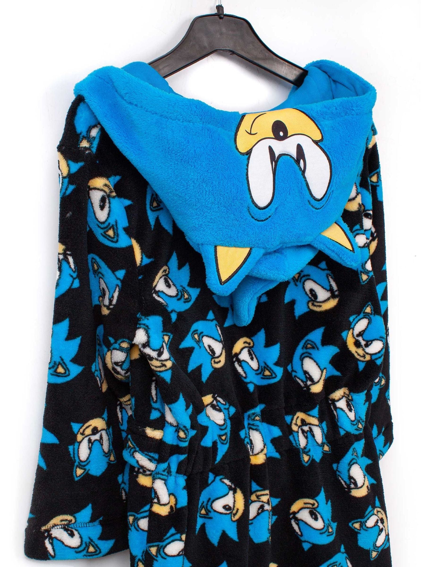 Dsiney Kidz - Vanilla Underground Blue Sonic the Hedgehog Bathrobe image 6