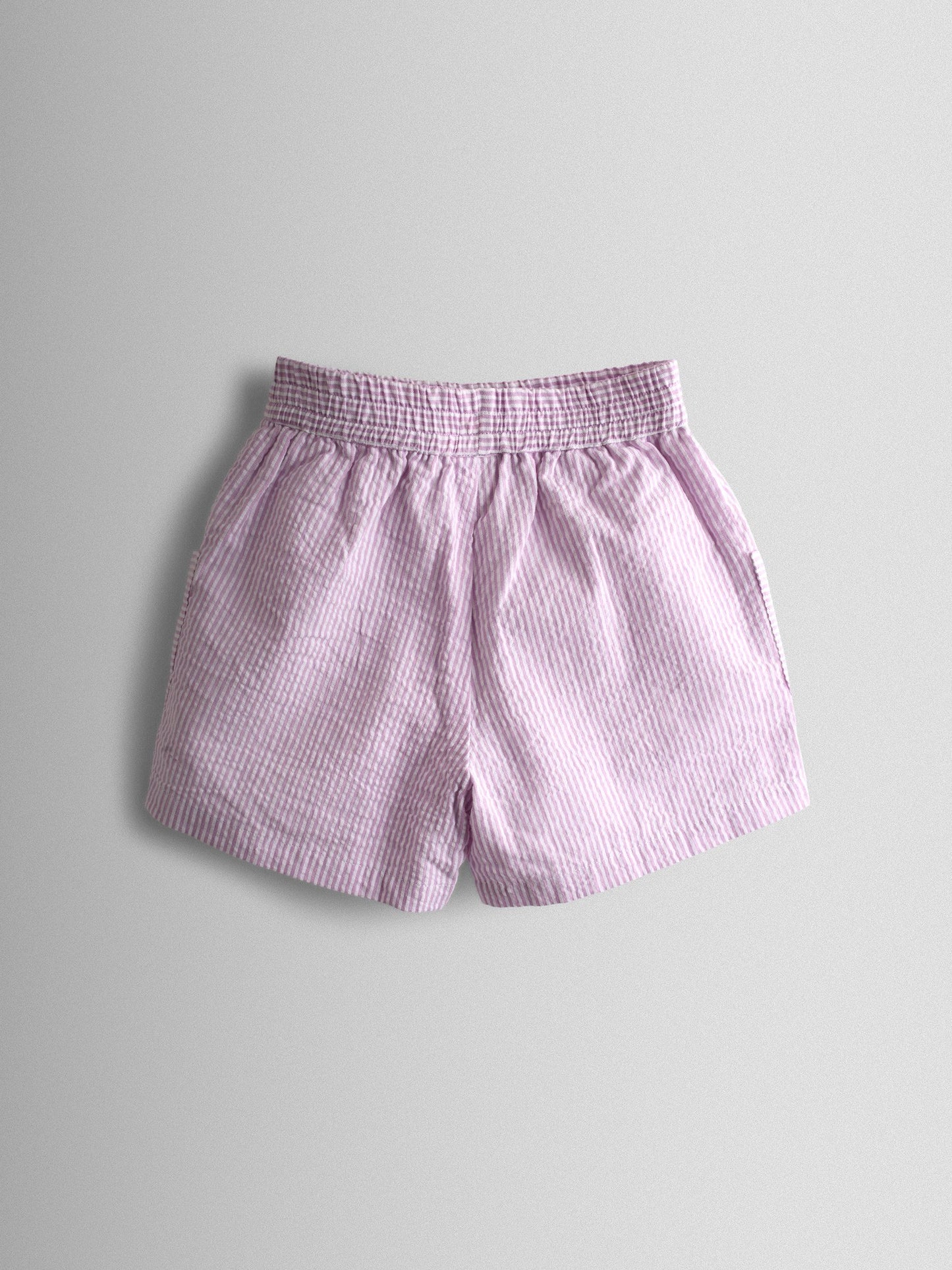 JoJo Maman Bébé Lilac Purple Butterfly Cross Back Embroidered Top & Short Set image 5