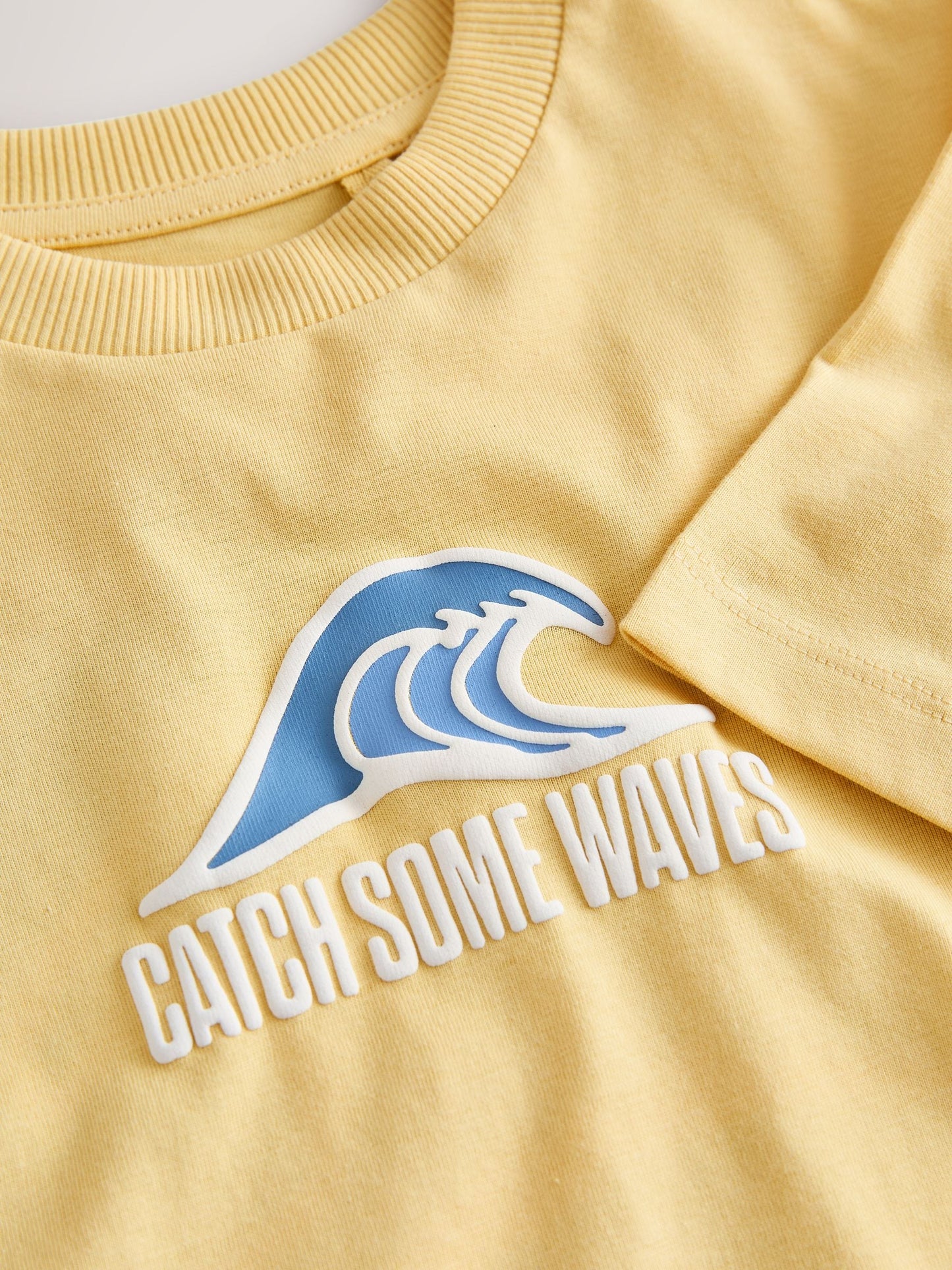 Dsiney Kidz - Yellow Waves Short Sleeve Graphic T-Shirt (3-16yrs) image 9
