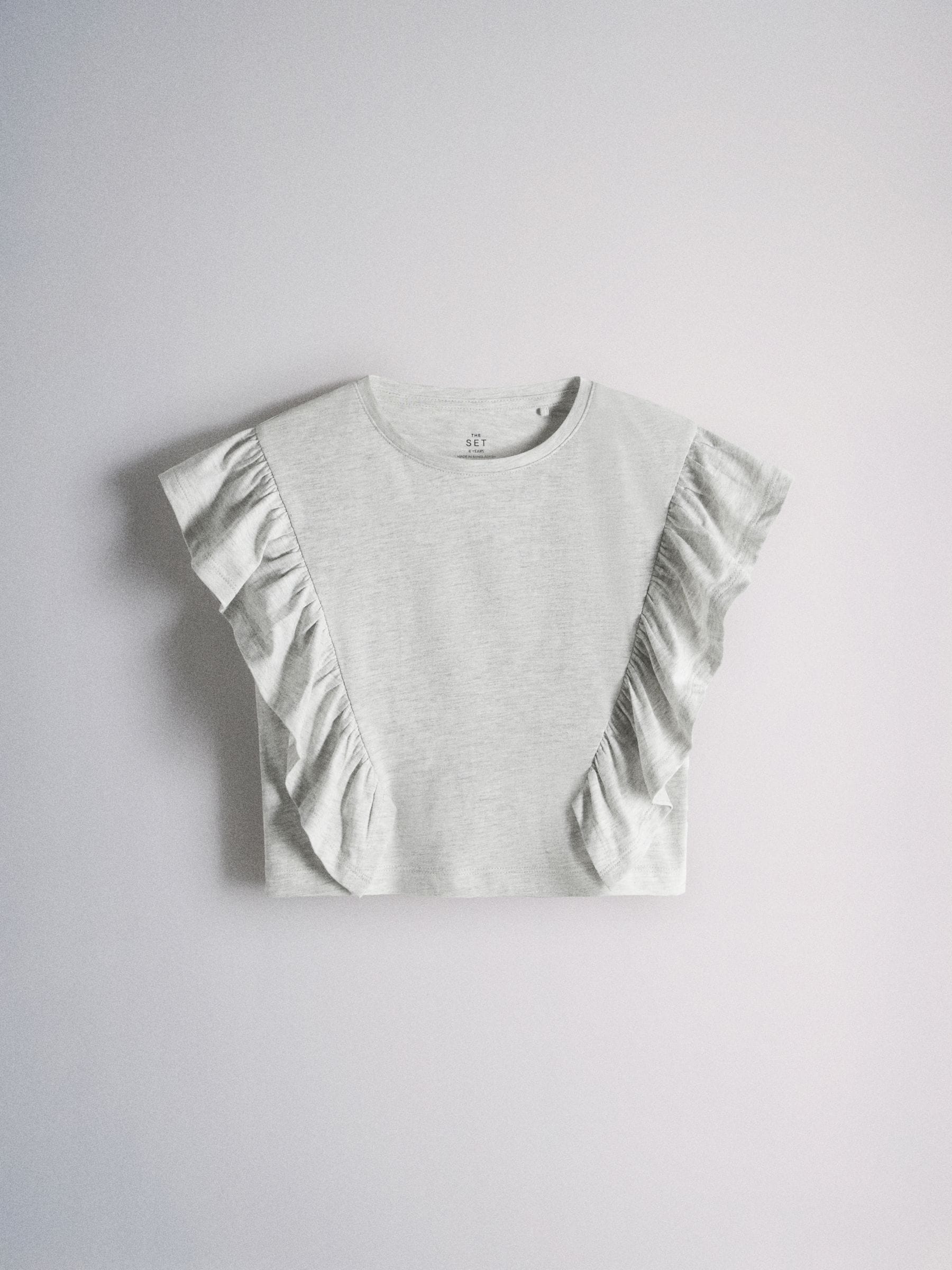 Dsiney Kidz - The Set 4 Pack Ruffle Jersey T-Shirts Pink/White/Brown/Grey Marl image 2