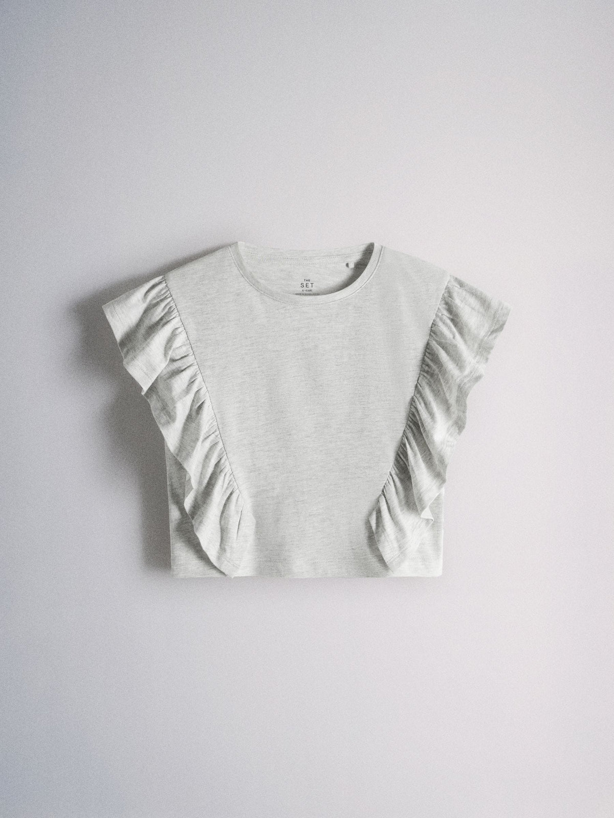 Dsiney Kidz - The Set 4 Pack Ruffle Jersey T-Shirts Pink/White/Brown/Grey Marl image 2