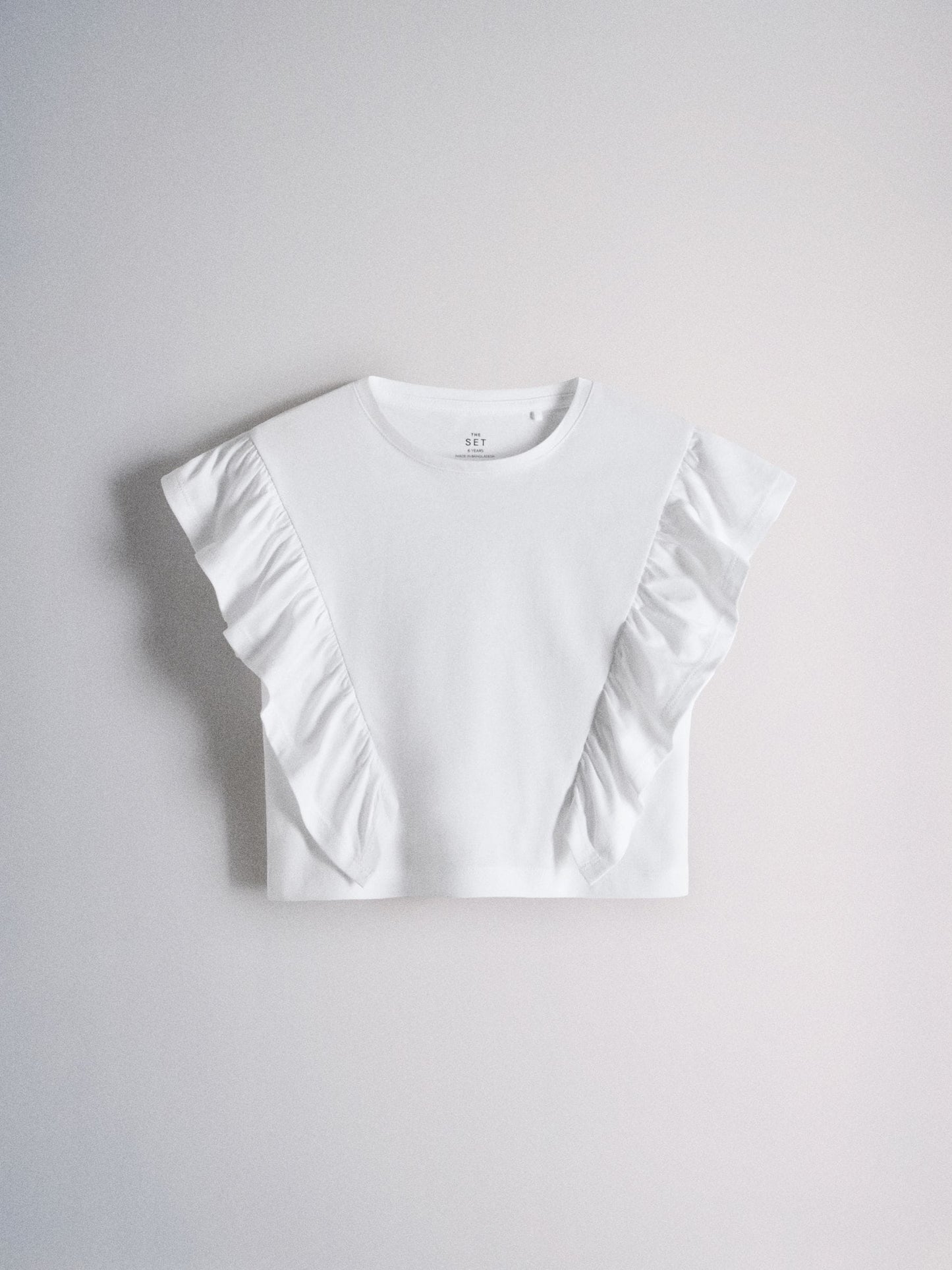 Dsiney Kidz - The Set 4 Pack Ruffle Jersey T-Shirts Pink/White/Brown/Grey Marl image 3