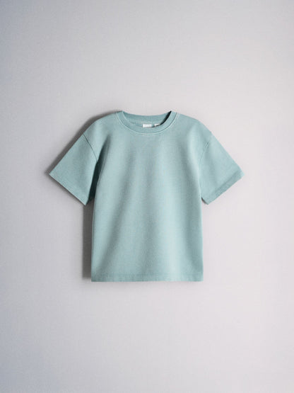 Dsiney Kidz - The Set 2 Pack Jersey Cotton Washed Oversized T-Shirt and Shorts Set Blue/Brown image 2