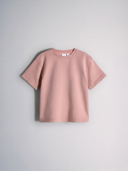 Dsiney Kidz - The Set 2 Pack Jersey Cotton Washed Oversized T-Shirt and Shorts Set Pink/Brown image 6