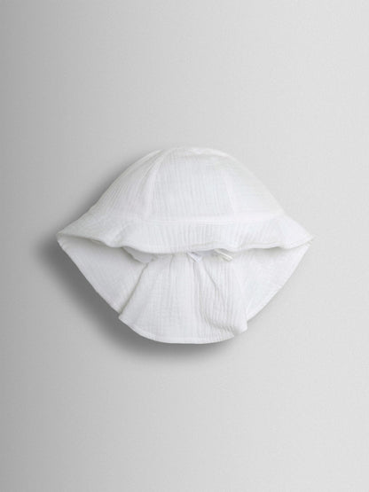 JoJo Maman Bébé White Floppy Sun Hat - image 2