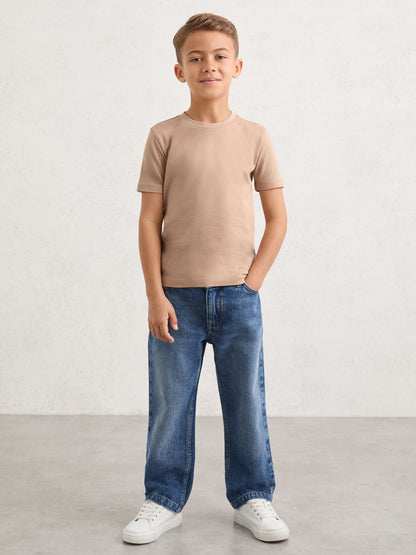 Reiss Stone Bless 9-13 yrs Cotton Crew-Neck T-Shirt image 3