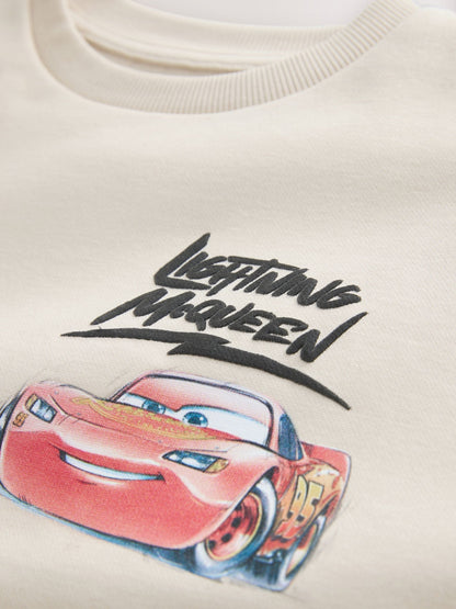 Dsiney Kidz - Ecru Cars Printed Sweatshirt (3mths-8yrs) image 3