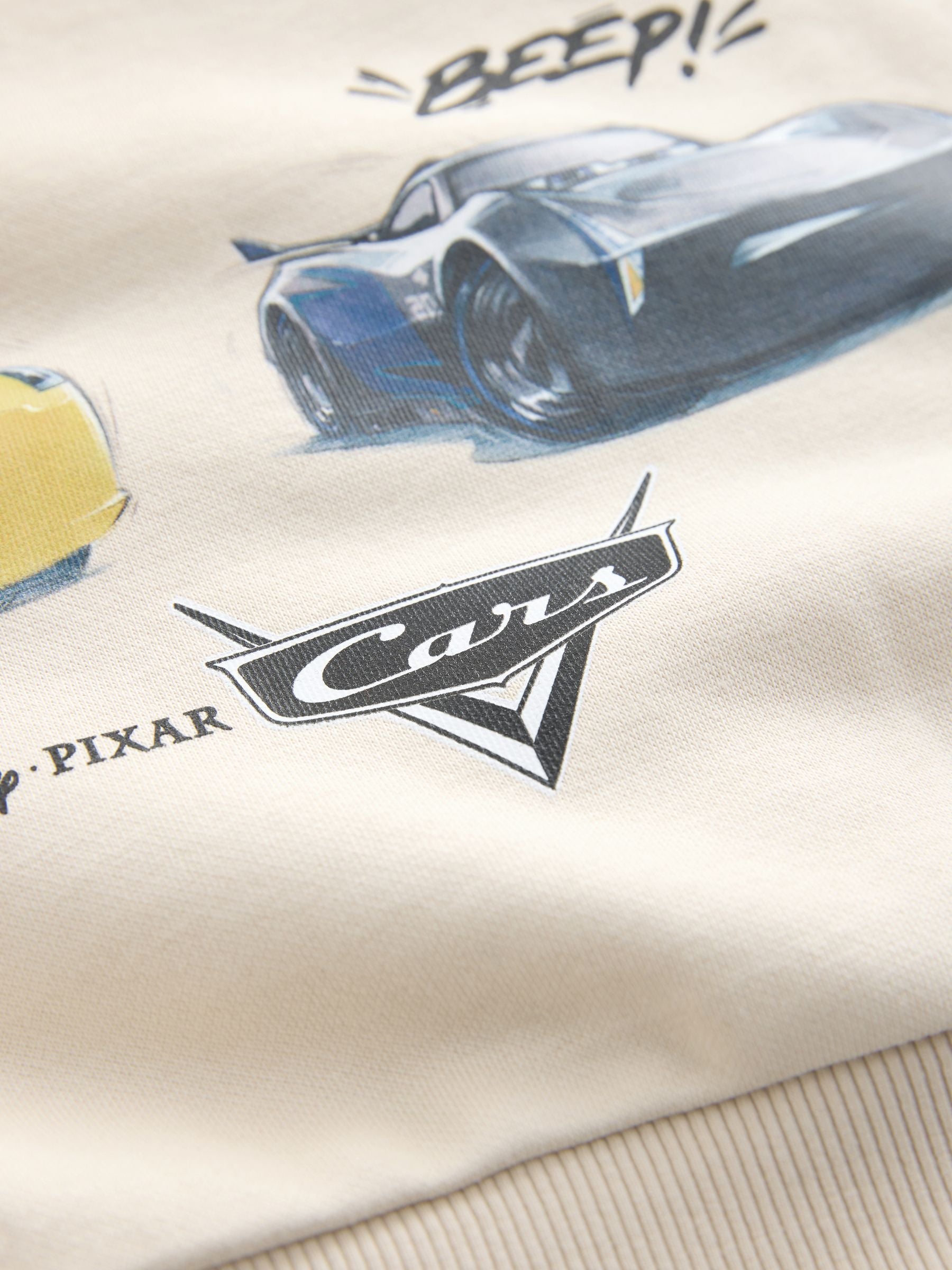 Dsiney Kidz - Ecru Cars Printed Sweatshirt (3mths-8yrs) image 4
