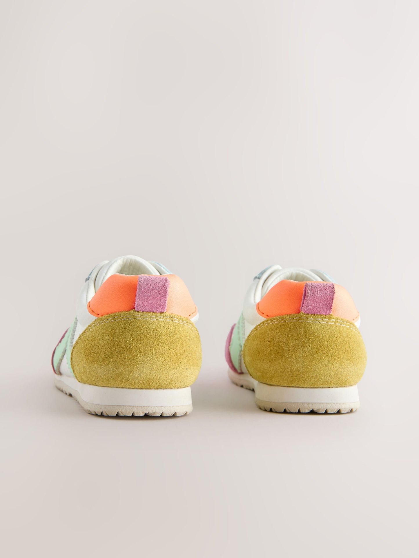 Multi Standard Fit (F) Elastic Lace Trainers image 7