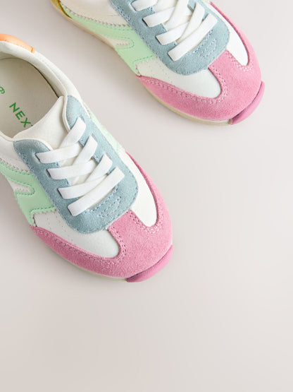Multi Standard Fit (F) Elastic Lace Trainers image 8