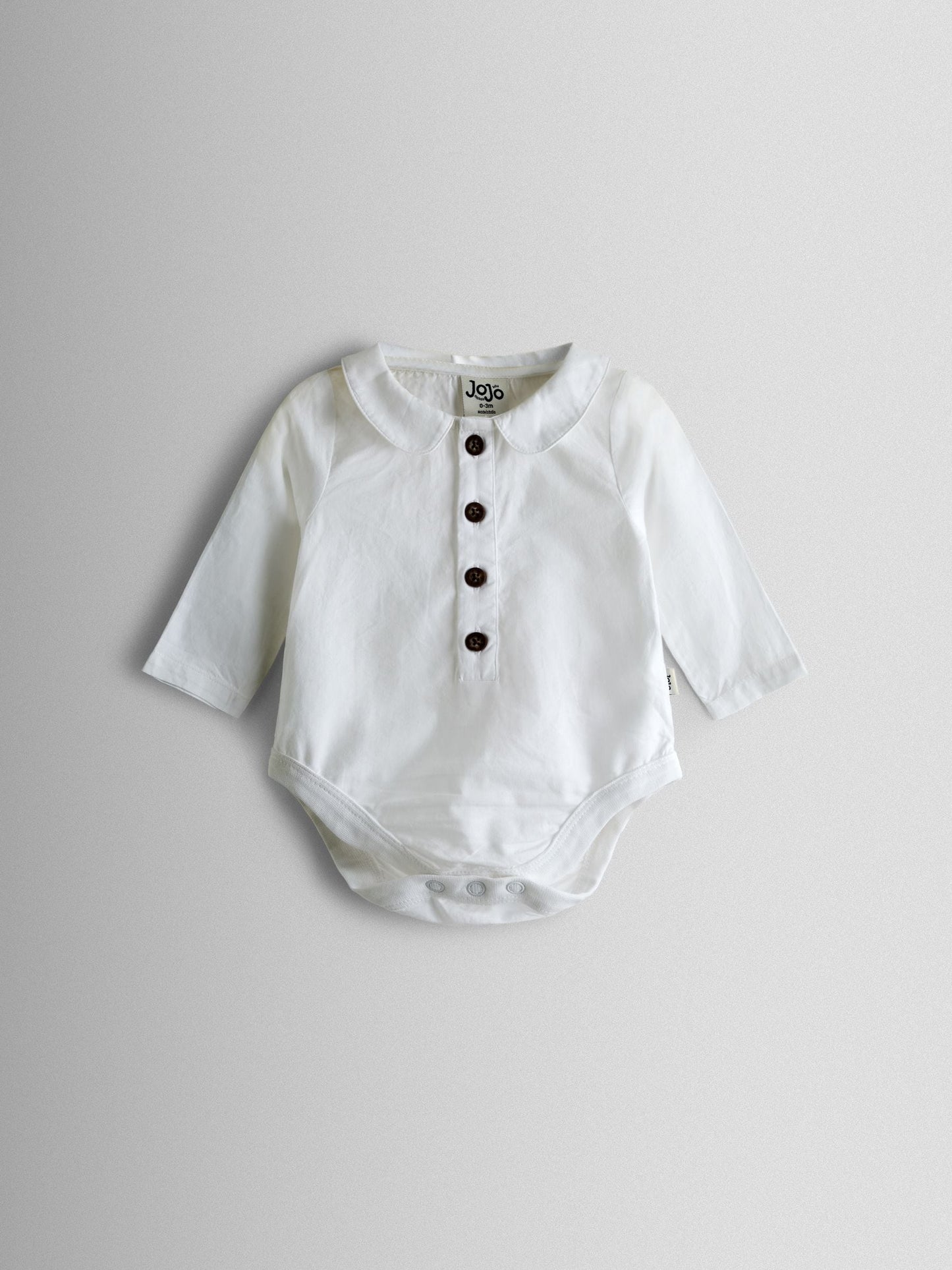 JoJo Maman Bébé Natural 4-Piece Body & Trouser Set With Bow Tie & Braces image 4