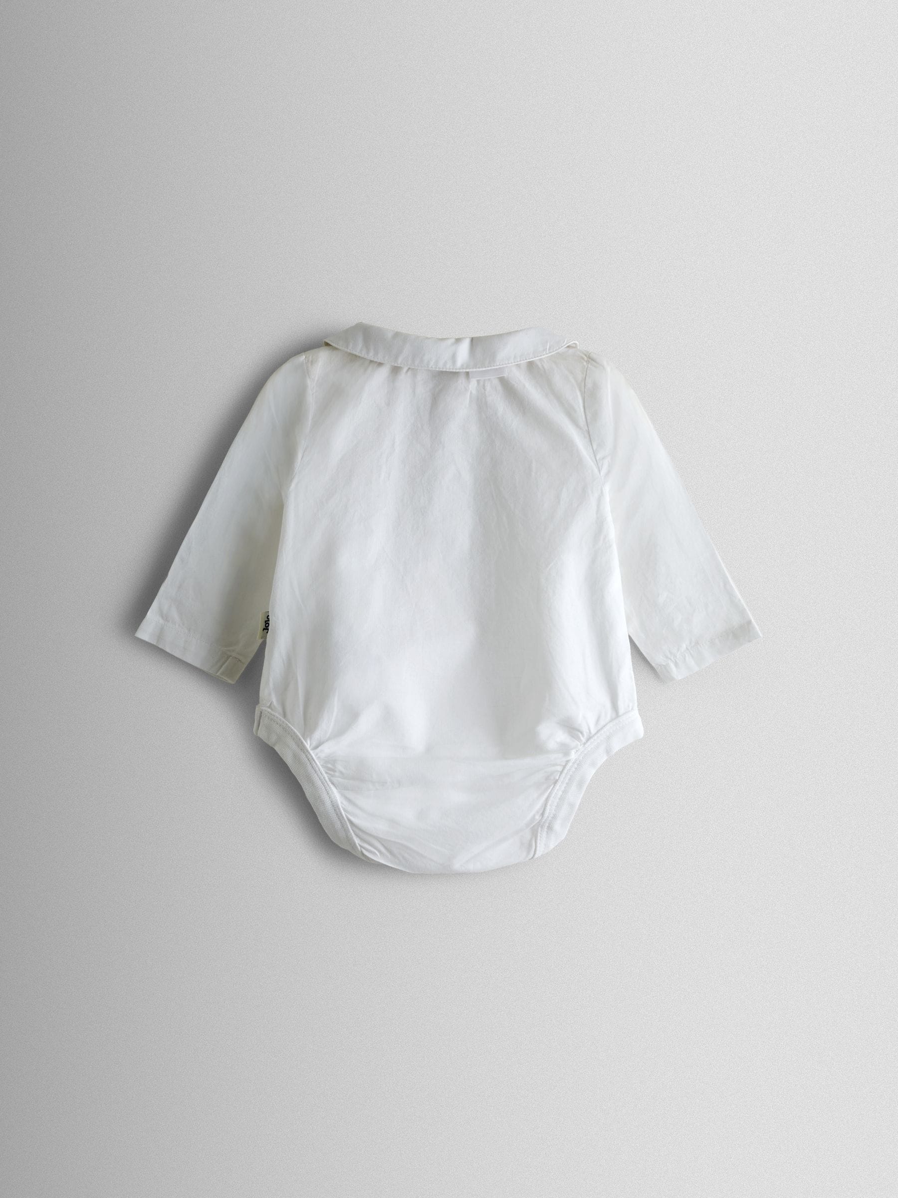 JoJo Maman Bébé Natural 4-Piece Body & Trouser Set With Bow Tie & Braces image 5