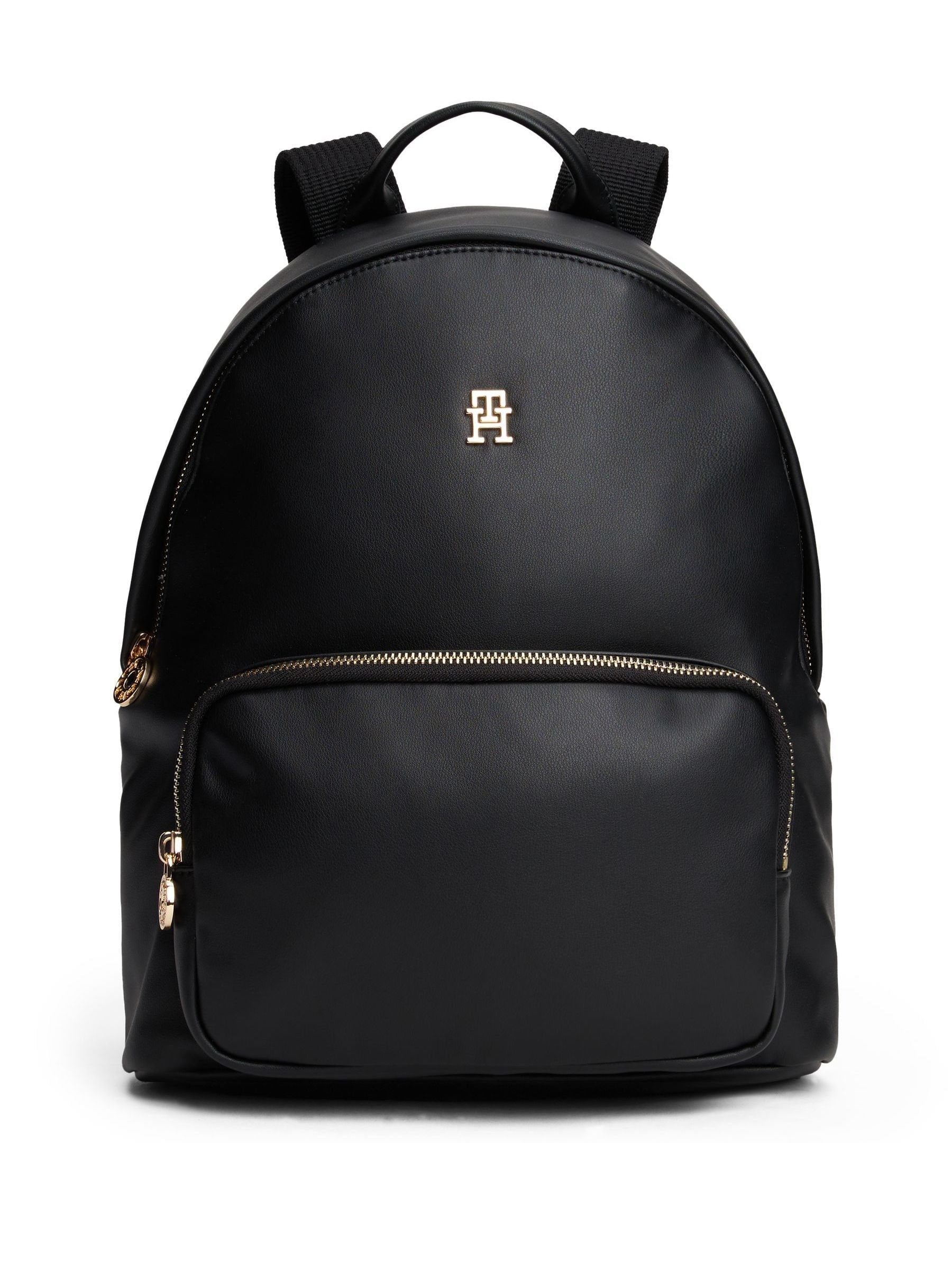 Tommy Hilfiger Black TH Monogram Dome Backpack image 1