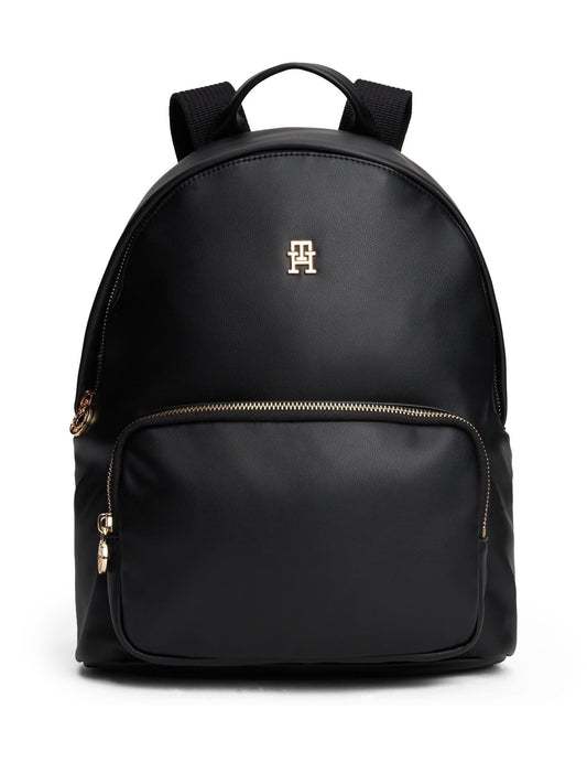 Tommy Hilfiger Black TH Monogram Dome Backpack image 1