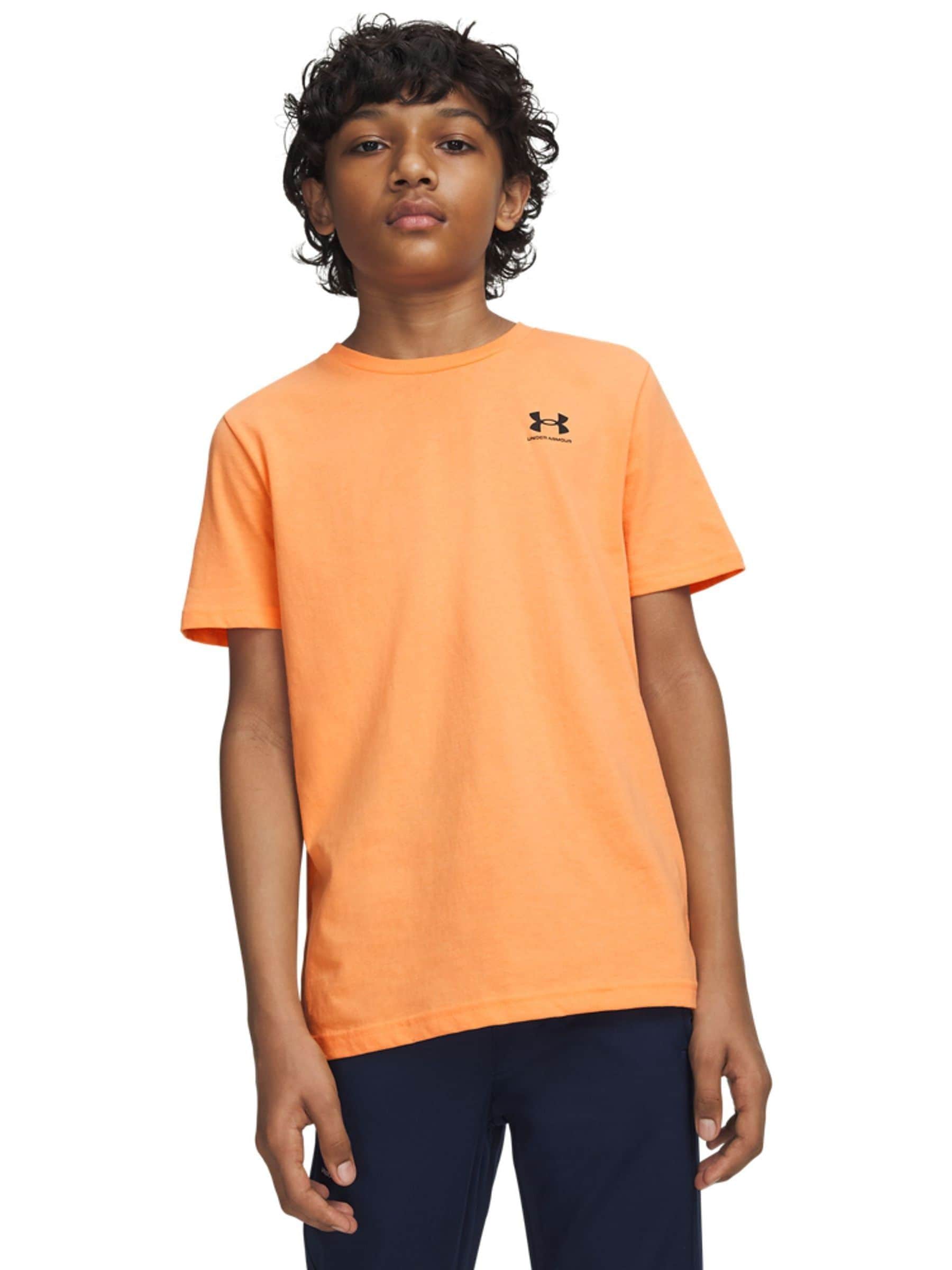 Dsiney Kidz - Under Armour Orange Sportstyle Short Sleeve T-Shirt image 1