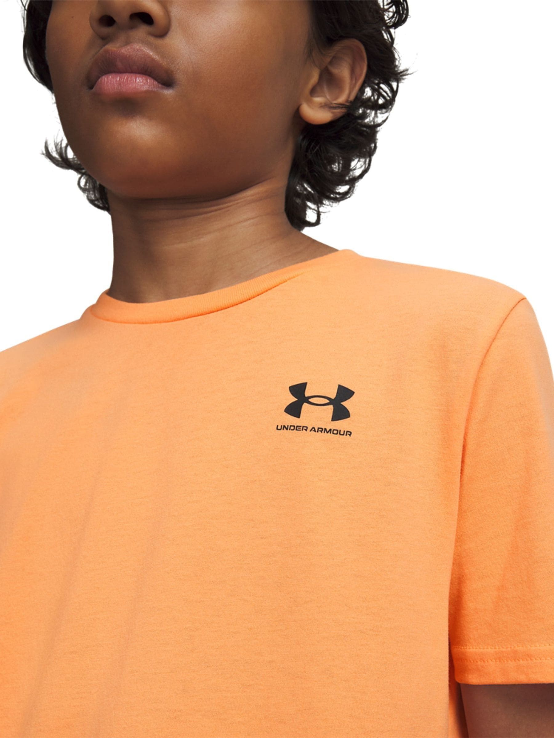 Dsiney Kidz - Under Armour Orange Sportstyle Short Sleeve T-Shirt image 3