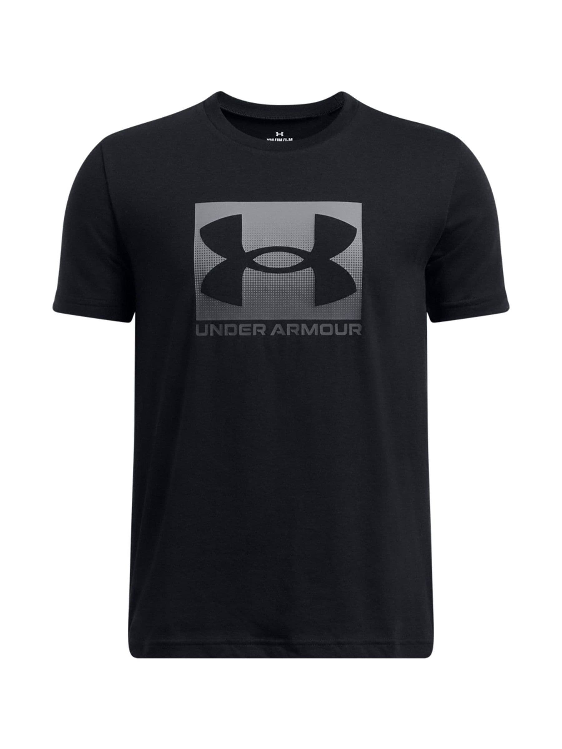 Dsiney Kidz - Under Armour Black Boxed Sports Short Sleeve Cotton T-Shirt image 1