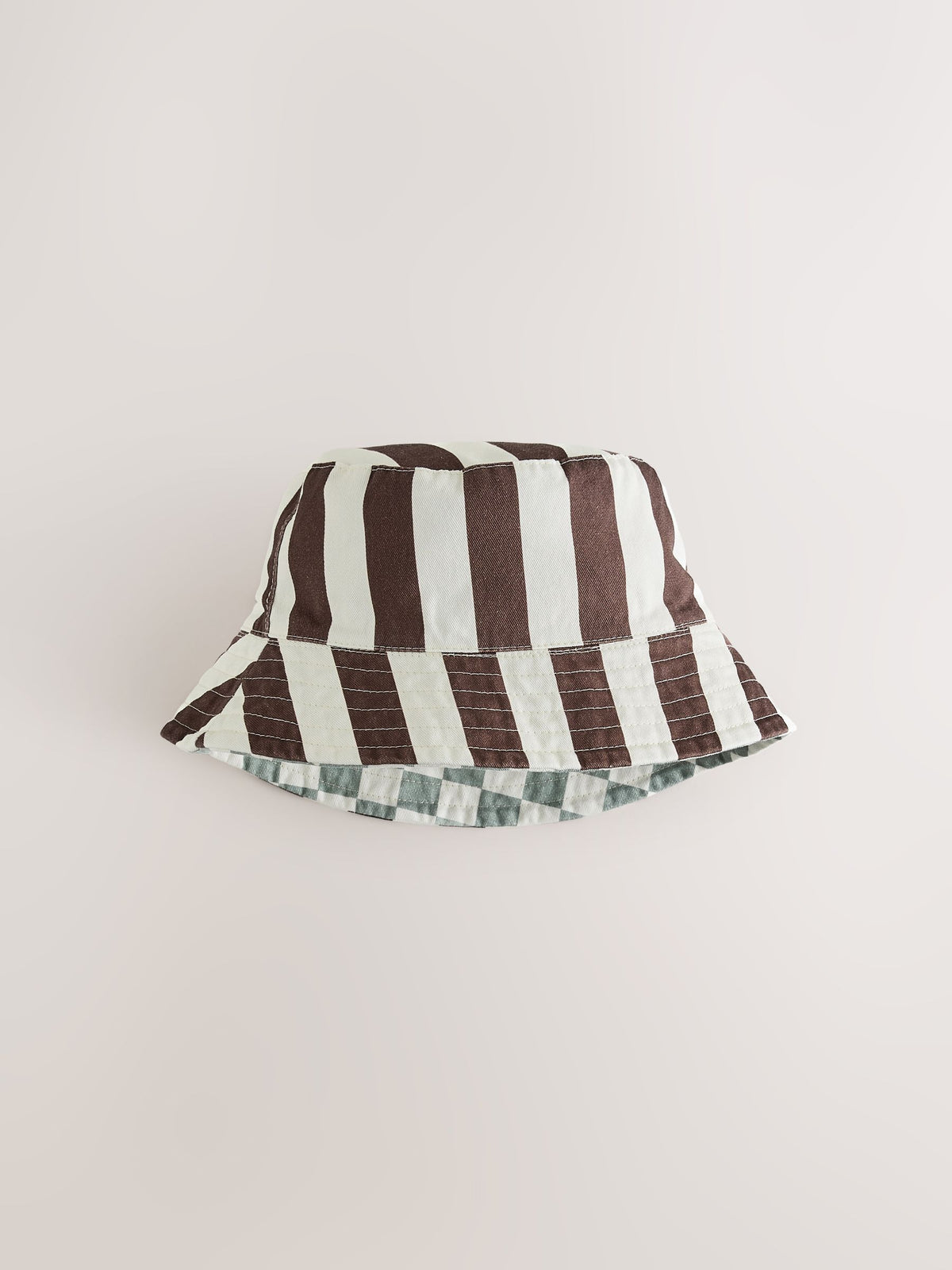 Grey/White Reversible Bucket Hat (3mths-16yrs) image 2