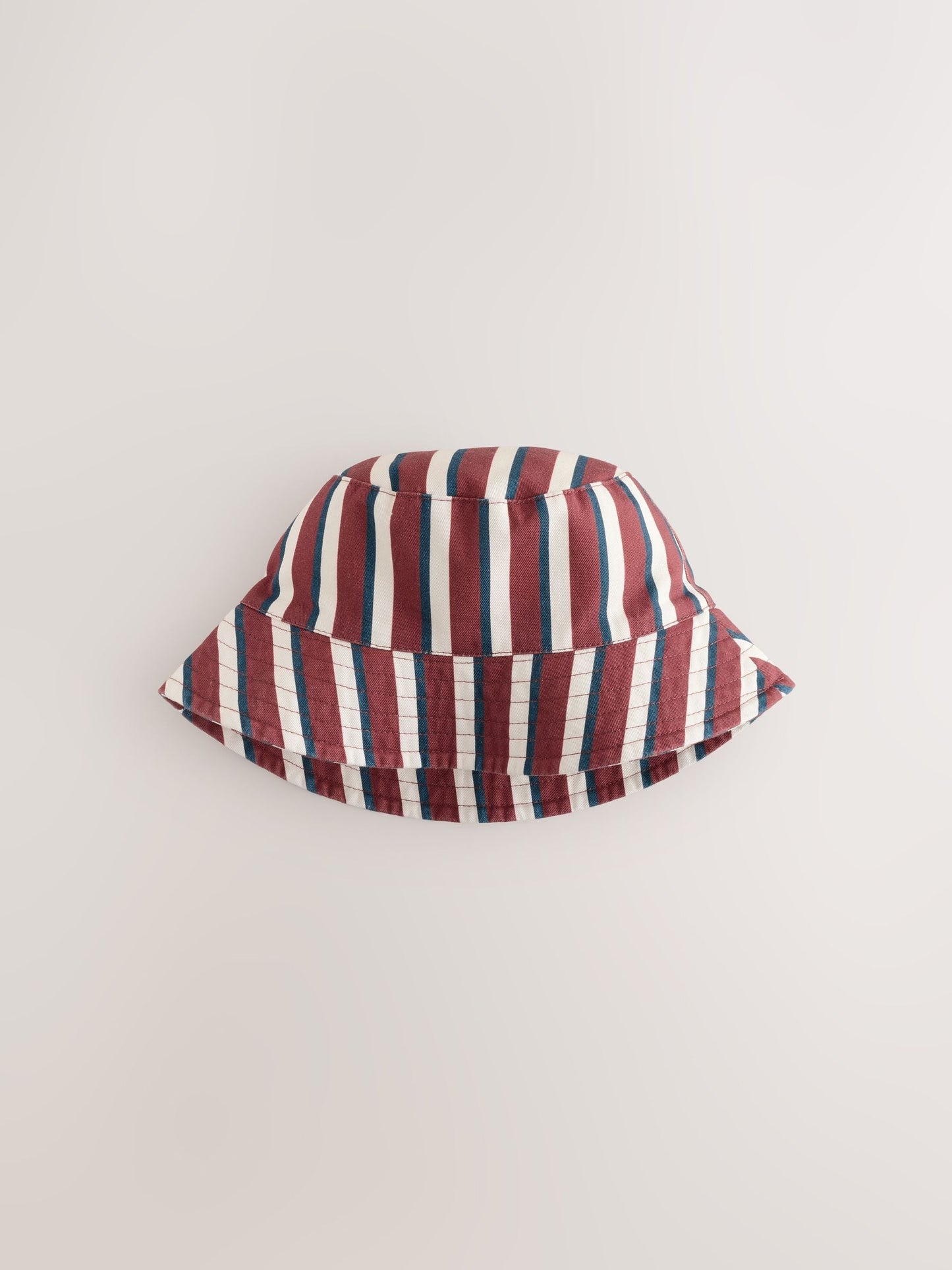 Brown/Cream Stripe Bucket Hat (3mths-13yrs) image 1
