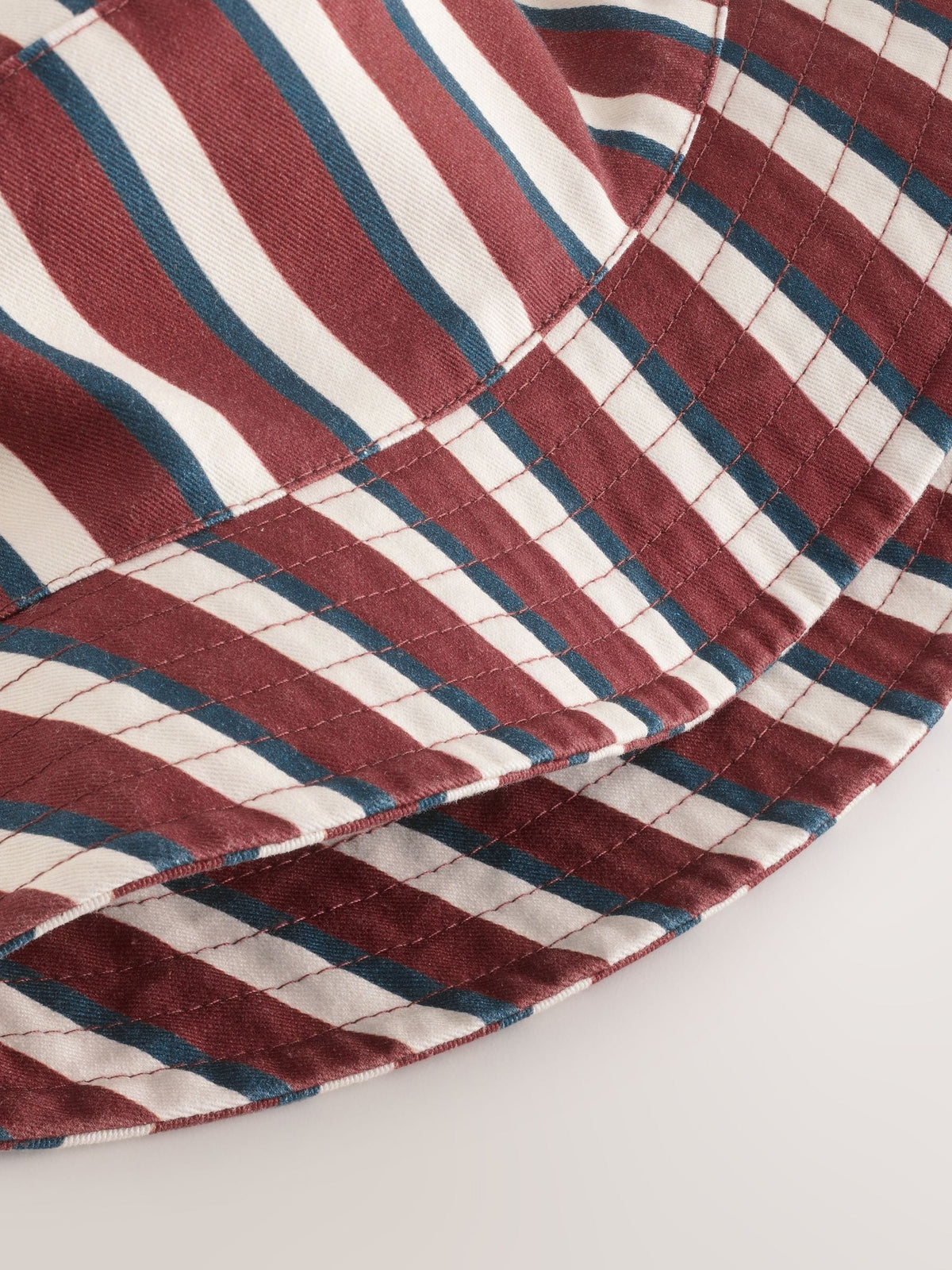 Brown/Cream Stripe Bucket Hat (3mths-13yrs) image 2