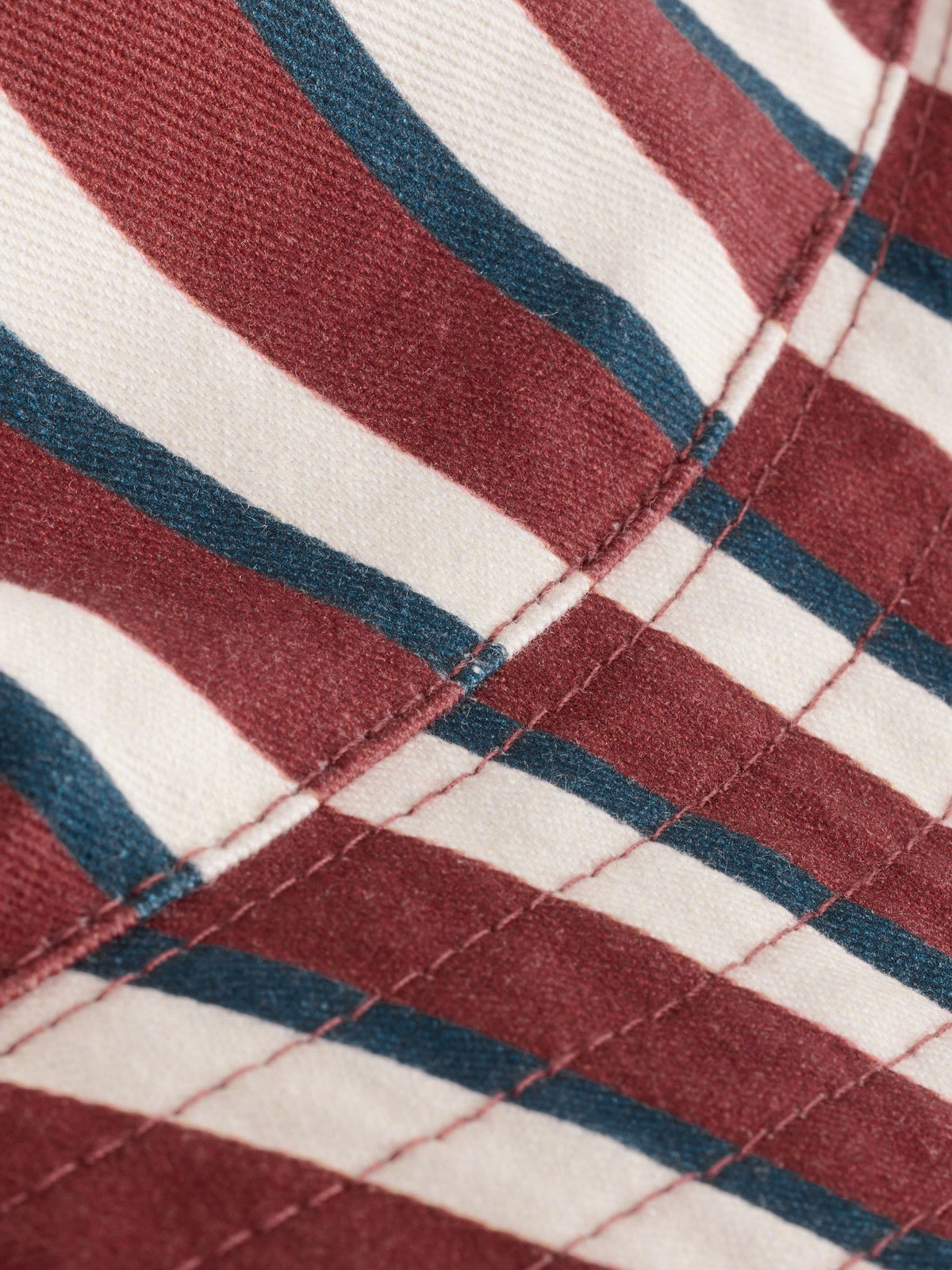 Brown/Cream Stripe Bucket Hat (3mths-13yrs) image 3