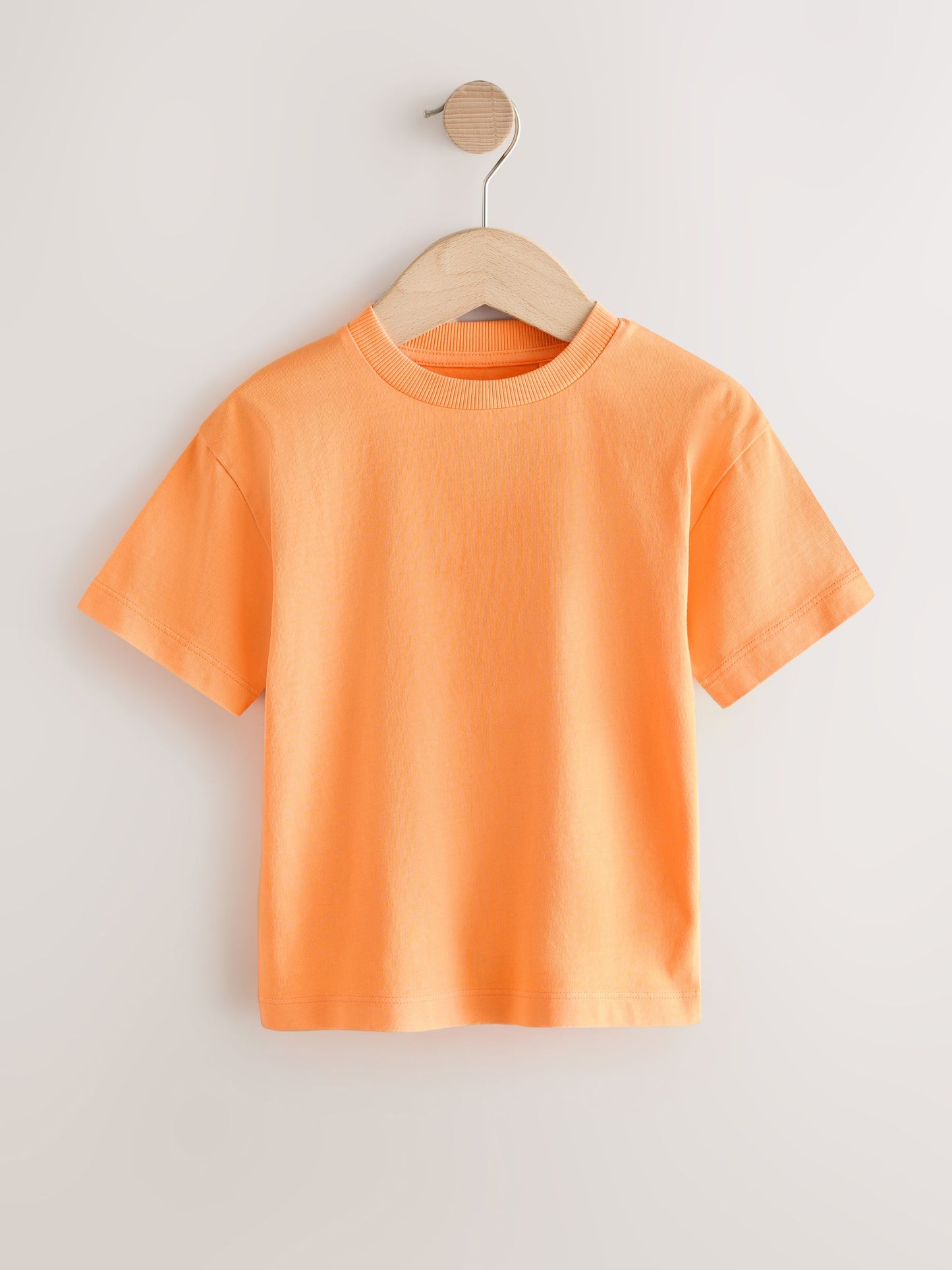 White/Blue/Orange/Green/Purple Acid Wash Relaxed Fit Short Sleeve T-Shirts 5 Pack (3mths-7yrs) image 4
