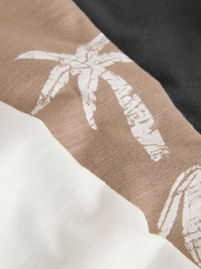 Black Palm Trees Graphic Vests 3 Pack (3mths-7yrs) image 6