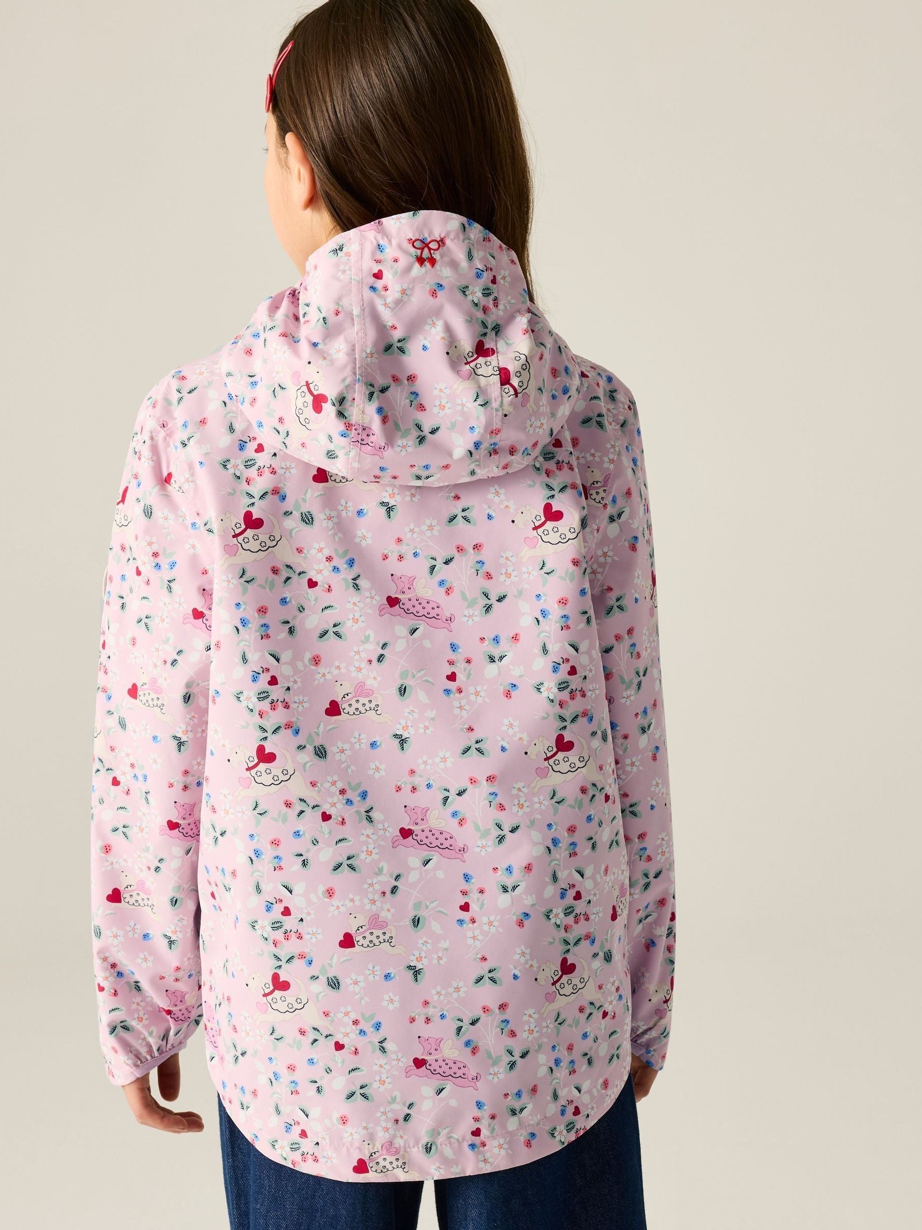 Dsiney Kidz - Regatta Pink Cath Kidston Junior Waterproof Shell Jacket image 2