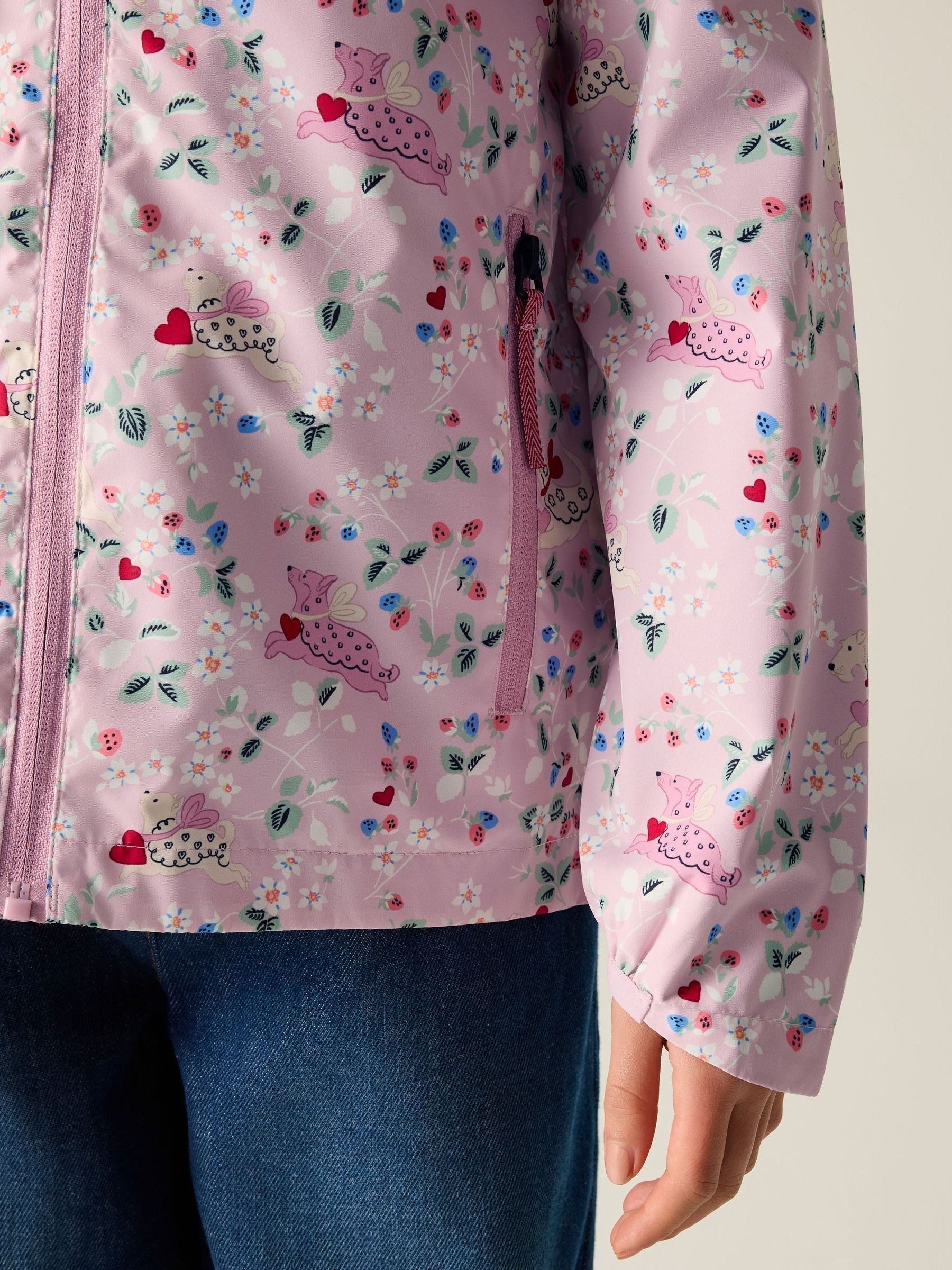 Dsiney Kidz - Regatta Pink Cath Kidston Junior Waterproof Shell Jacket image 5