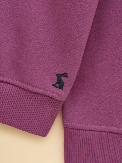 Joules Kids' Purple Dino Crew Neck Sweatshirt - image 4