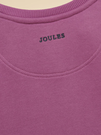 Joules Kids' Purple Dino Crew Neck Sweatshirt - image 5